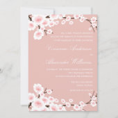CHERRY BLOSSOME| WEDERINVITATION EINLADUNG (Vorderseite)