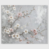 Cherry Blossoms Abstrakt Geschenkpapier (Flach)