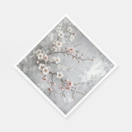 Cherry Blossoms Abstrakt Serviette (Ecke)