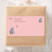 Cherry Blossoms-Adressetikett (Insitu)