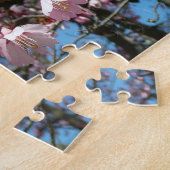 Cherry Blossoms and Bee Pink Spring Flowers Puzzle (Seite)