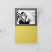 Cherry Blossoms And Love Birds Whimsical Wedding Dankeskarte (Innenseite)