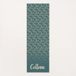 Cherry Blossoms Aquamarin / Ihr Name Yogamatte