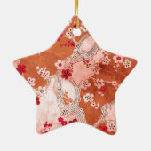 Cherry Blossoms Asien Keramikornament (Hinten)