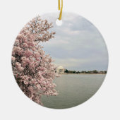 Cherry Blossoms at the Tidal Basin Keramik Ornament (Vorne)
