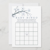 Cherry Blossoms Baby Dusche Bingo Einladung (Vorderseite)