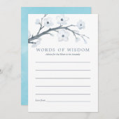 Cherry Blossoms Babyduschberatung für Mutter Einladung (Vorne/Hinten)