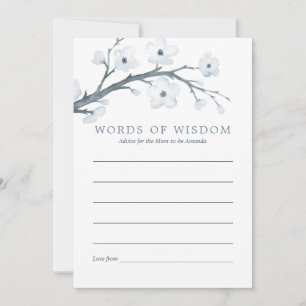 Cherry Blossoms Babyduschberatung für Mutter Einladung