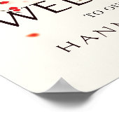 Cherry Blossoms Begrüßungszeichen Poster (Ecke)