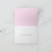 Cherry Blossoms Beileid Danke Karte (Innenseite)