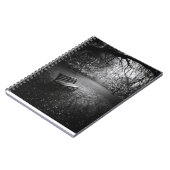 Cherry Blossoms Bench Sunrise Notebook Notizblock (Linke Seite)