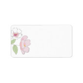 Cherry Blossoms Blank Address Labels Adressaufkleber (Vorne)