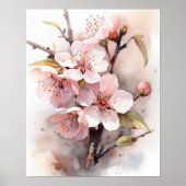 Cherry Blossoms Blume Art Print Poster (Vorne)