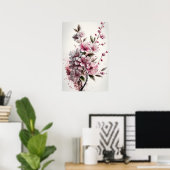 Cherry Blossoms Blume Art Print Poster (Heimbüro)