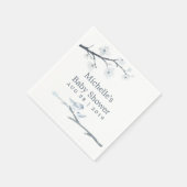 Cherry Blossoms Blumenbaby-Dusche Serviette (Ecke)