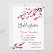 Cherry Blossoms Brautparty Einladung (Vorderseite)