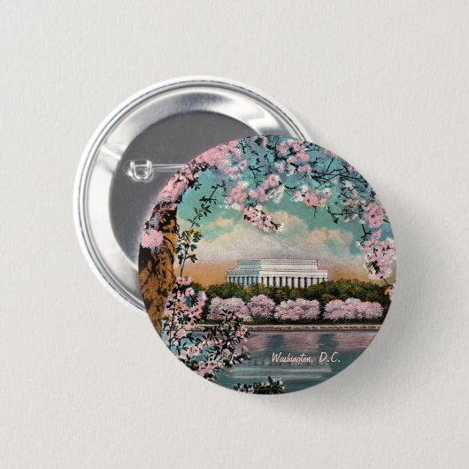 Cherry Blossoms Button (Vorne & Hinten)