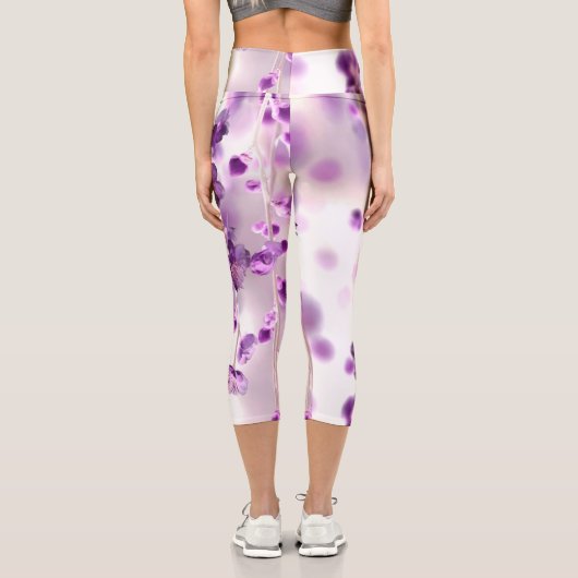 Cherry Blossoms Capri Leggings (Rückseite)