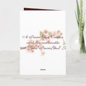 Cherry Blossoms Card Karte (Rückseite)