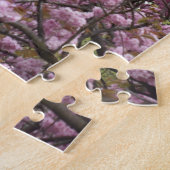 Cherry Blossoms Church Steeple Islington London UK Puzzle (Seite)