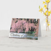 Cherry Blossoms Condolence Card Karte (Gelbe Blume)