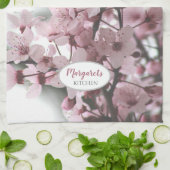 Cherry Blossoms Custom Kitetücher Geschirrtuch (Gefaltet)