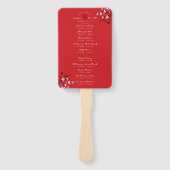 Cherry Blossoms Double Xi Chinesisches Hochzeitspr Fächer (Vorderseite)