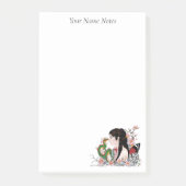 Cherry Blossoms Fairy Dragon Friendship Post-it Klebezettel (Vorderseite)