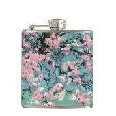 Cherry Blossoms Flask Flachmann (Vorderseite)