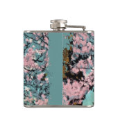 Cherry Blossoms Flask Flachmann (Rückseite)