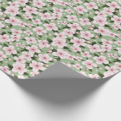 Cherry Blossoms floral Geschenkpapier (Ecke)