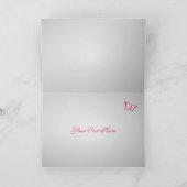 Cherry Blossoms Floral Vielen Dank Baby Dusche Dankeskarte (Innenseite)