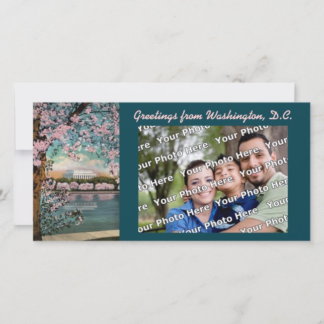 Cherry Blossoms Fotokarte (Vorderseite)