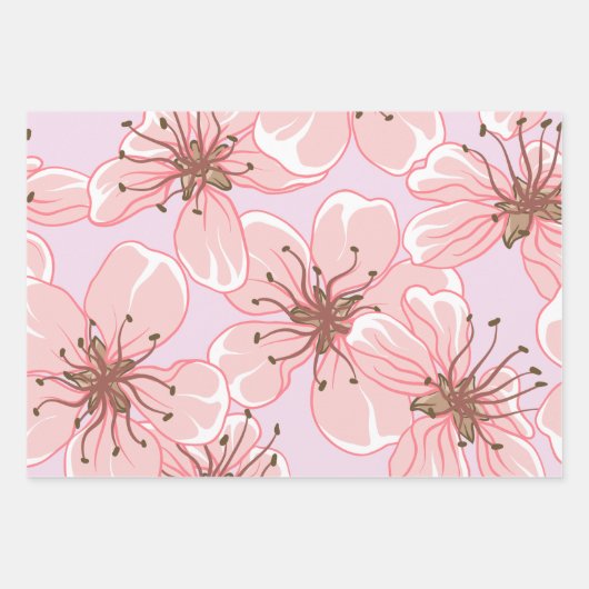 Cherry Blossoms Geschenkpapier Set (Vorderseite 2)