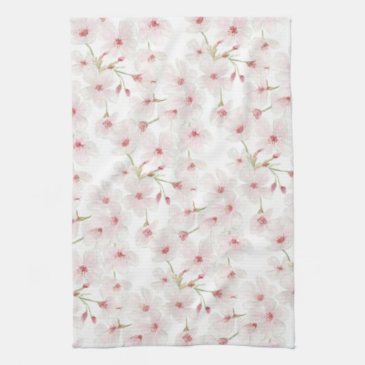 Cherry Blossoms Geschirrtuch (Vertikal)