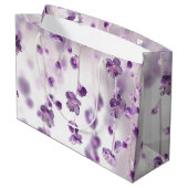 Cherry Blossoms Große Geschenktüte (Rückseite Schrägansicht)
