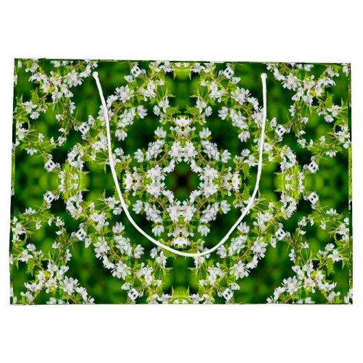 Cherry Blossoms Große Geschenktüte (Rückseite)