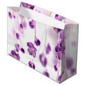 Cherry Blossoms Große Geschenktüte (Vorderseite Schrägansicht)