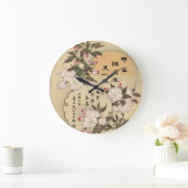 Cherry Blossoms Große Wanduhr (Zuhause)