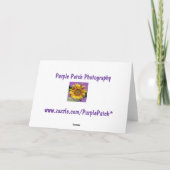 Cherry Blossoms Grußkarte Karte (Rückseite)