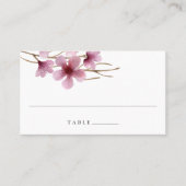 Cherry Blossoms Hochzeit von Escort-Platzkarten Platzkarte (Vorderseite)