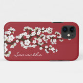 Cherry Blossoms iPhone 5 Case-Mate Fall (rot) Hülle (Rückseite (Horizontal))