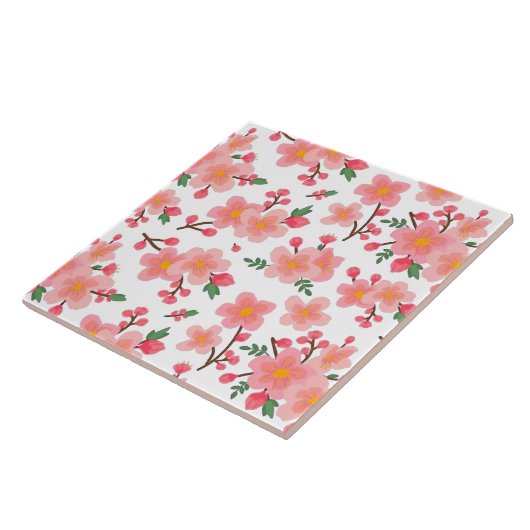Cherry Blossoms Keramik Tile Fliese (Seite)