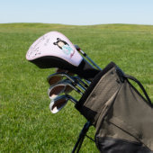 Cherry Blossoms Kokeshi Doll Pink | Monogramm Golf Headcover (In SItu)