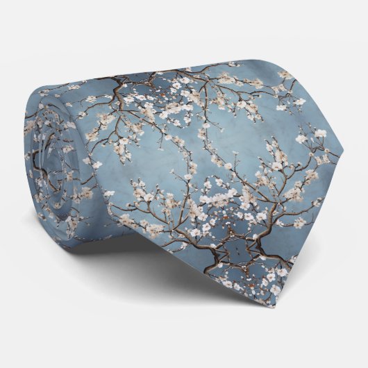 Cherry Blossoms Krawatte (Gerollt)