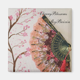 Cherry Blossoms Kunst Magnet