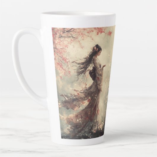 Cherry Blossoms Latte Tasse (Links)