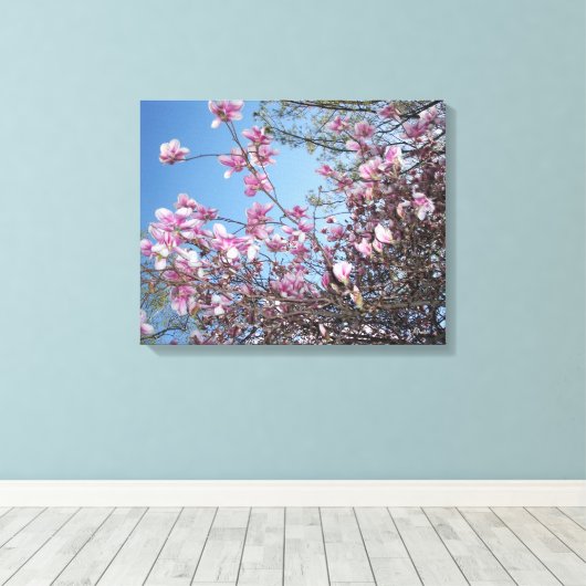 Cherry Blossoms Leinwanddruck (Insitu (Holzboden))