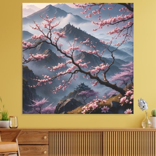 cherry blossoms leinwanddruck (Insitu (Wohnzimmer))
