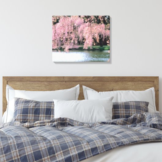 Cherry Blossoms Leinwanddruck (Insitu (Schlafzimmer))